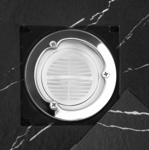 Cadita de dua Magnum Carrara neagra 90x90 - Img 3