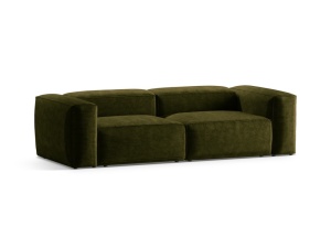 Canapea 3 locuri Bergamo velur reiat L264 cm - Img 3