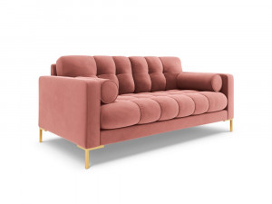 Canapea Bali 2 locuri velvet/picioare gold – L152 x l92 x h75 - Img 8