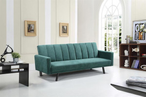 Canapea extensibila Armando velvet verde – H78 cm - Img 7