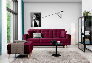 Canapea extensibila Asgard Matvelvet 68 - Img 2