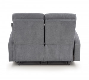 Canapea recliner Oslo 2 stofa gri inchis H100 cm - Img 2