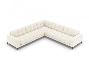 Coltar 6 locuri Bali velvet/picioare negre – L256 x l256 x h75 - Img 7