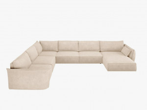Coltar 8 locuri Kaelle chenille L384 cm - Img 6
