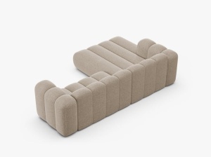 Coltar Lupine 4 locuri chenille Eden L260 cm - Img 4