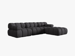 Coltar modular 4 locuri Bellis material 3D L282cm - Img 2