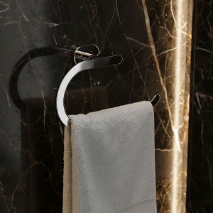 Cuier de baie Ring 110 Til Chrome - Img 4