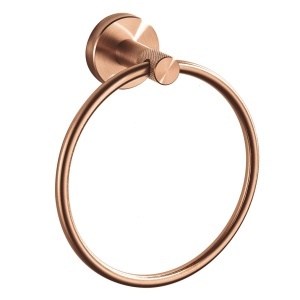 Cuier de baie Ring 6610 Modern Brush Copper - Img 3