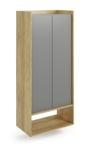 Dulap modular Mobius 2D natur/gri – H179 cm - Img 5
