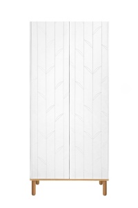 Dulap Toteme botanic alb/stejar H200 cm - Img 1