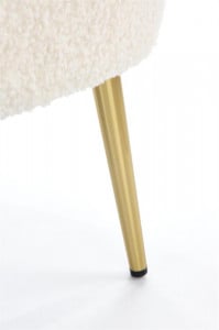Fotoliu plusat Grifon crem/gold – H78 cm - Img 11