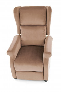 Fotoliu recliner Agustin 2 velvet bej H107 cm - Img 7
