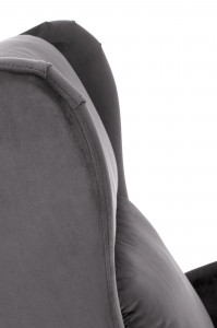Fotoliu recliner Agustin 2 velvet gri H107 cm - Img 6