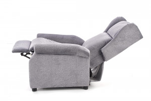 Fotoliu recliner cu functie de masaj Agustin M stofa gri - Img 6
