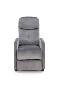 Fotoliu recliner Felipe 2 velvet gri H103 cm - Img 12