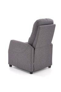 Fotoliu recliner Felipe stofa gri H103 cm - Img 14