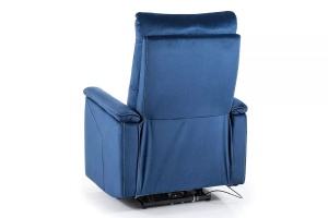 Fotoliu recliner Neptun velvet bleumarin Blu86 - Img 2