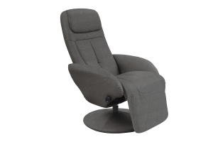 Fotoliu recliner stofa Optima 2 gri inchis - H 84-101 cm - Img 2
