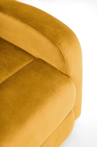 Fotoliu recliner Wonder mustariu H98 cm - Img 3