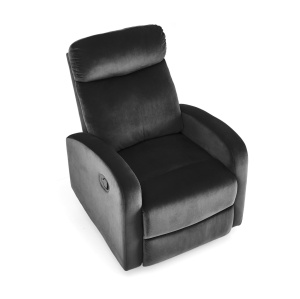 Fotoliu recliner Wonder negru H98 cm - Img 4