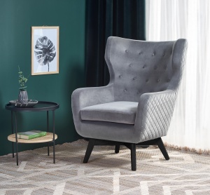 Fotoliu tapitat Marvel Velvet gri – H103 cm - Img 4