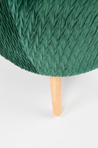 Fotoliu tapitat Ravel Velvet verde – H100 cm - Img 14