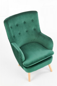Fotoliu tapitat Ravel Velvet verde – H100 cm - Img 7