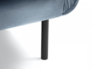 Fotoliu tapitat Vienna velvet/picioare negre – L95 x l92 x h95 cm - Img 3