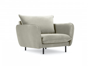 Fotoliu tapitat Vienna velvet/picioare negre – L95 x l92 x h95 cm - Img 12
