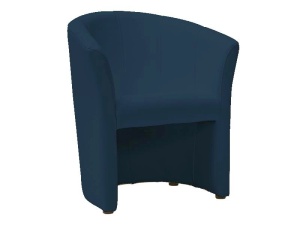 Fotoliu TM-1 piele ecologica bleumarin/wenge EK13