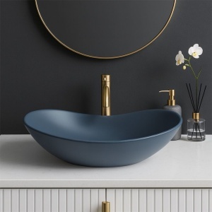 Lavoar pentru blat Rea Royal Blueberry Matt - Img 4