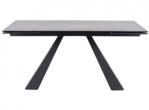 Masa extensibila Salvadore Ceramic gri ANTHRACITE/negru mat L160-240 cm - Img 8