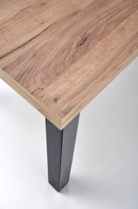 Masa extensibila Tiago stejar craft/negru - L140-220 cm - Img 9