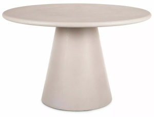 Masa rotunda Aurora gri deschis ø120/h76 cm