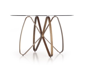Masa sticla + metal Lungo - d 120 x h 76 cm - Img 9