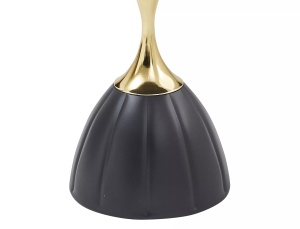 Masuta de cafea Piana negru/auriu ø38/h50 cm - Img 4