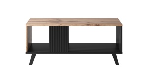 Masuta de cafea Random LAW1 stejar wotan/negru - L92 x A50 x h40 cm - Img 9