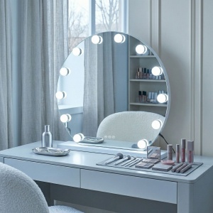 Oglindă LED HOLLYWOOD White 50 cm - Img 3