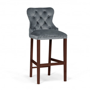 Scaun Bar Madame Gri Inchis/Nuc BL14 L70 cm