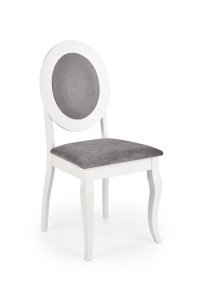 Scaun Barock material gri alb - Img 12