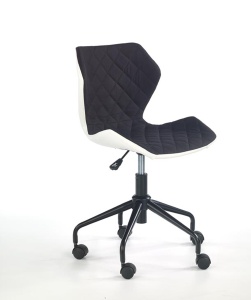 Scaun birou Matrix alb/negru - H 78-88 cm - Img 4