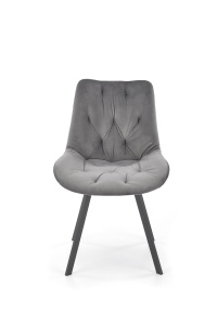 Scaun catifea K519 velvet gri - Img 11