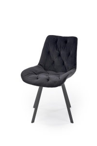 Scaun catifea K519 velvet negru - Img 14