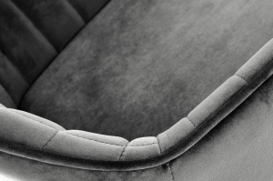 Scaun de bar H-103 velvet gri – H114 cm - Img 14