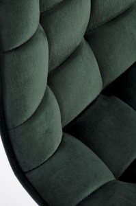 Scaun de bar H120 velvet verde/gold - Img 4
