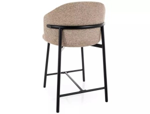 Scaun de bar Osaka H-2 bej 253 / negru mat - Img 3