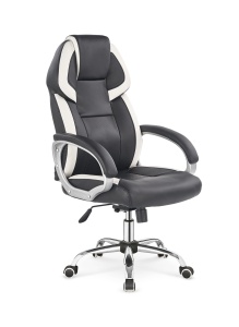 Scaun de birou Barton negru alb - Img 11