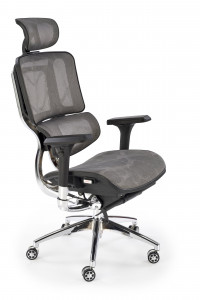 Scaun de birou Ethan gri H139 cm - Img 1