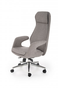 Scaun de birou Kevin stofa gri cenusiu H125 cm - Img 1