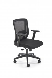 Scaun de birou Paredes negru H107 cm - Img 1